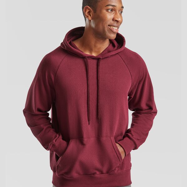 Fruit of the Loom Lightweight Hooded Sweatshirt Thumbnail